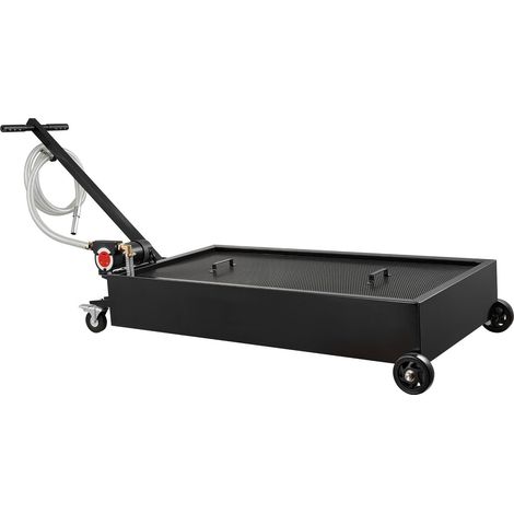Bac de vidange d huile extra-plat 75,7 L pompe électrique tuyau 2,2 m voitures SUV motos quads (1/5)