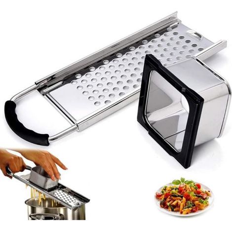 Machine a Râpe en Acier Inoxydable Grattoir a Pâte Manuelle Râpe, pour Faire Spaghetti (1/4)