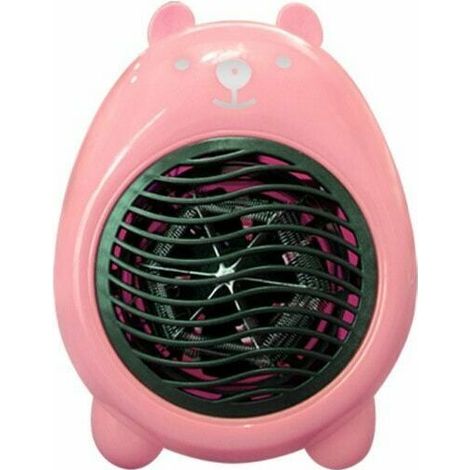 Radiateurs soufflants électriques de bureau pour bureau à domicile d'hiver portables (Couleur : Rose) (1/4)