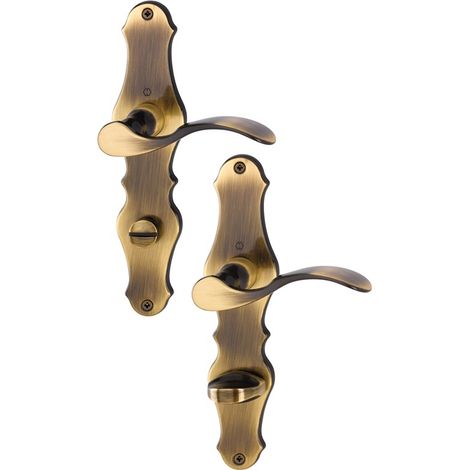 Jeu de garniture de porte longue Weimar M112SLN/2007 MS F73 SK/OL 78mm DIN L/R (1/3)