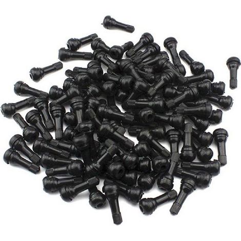 100 Valves de Roues TR413 Noires - TR413N