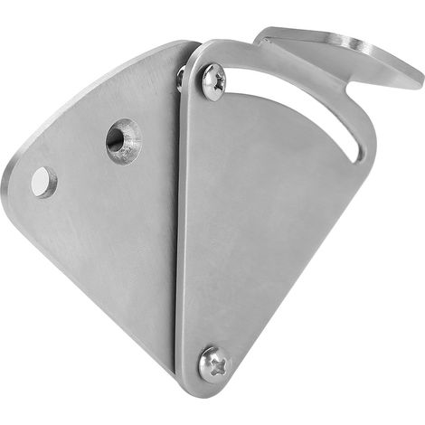 Ensemble de verrouillage de porte coulissante de grange en acier inoxydable, accessoire de quincaillerie pour salle de bain et chambre. (1/5)