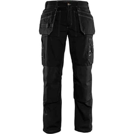 Pantalon de travail été artisan 1525 - Noir 6XL - FR(64) - SE(C70) - Courtes (1/5)