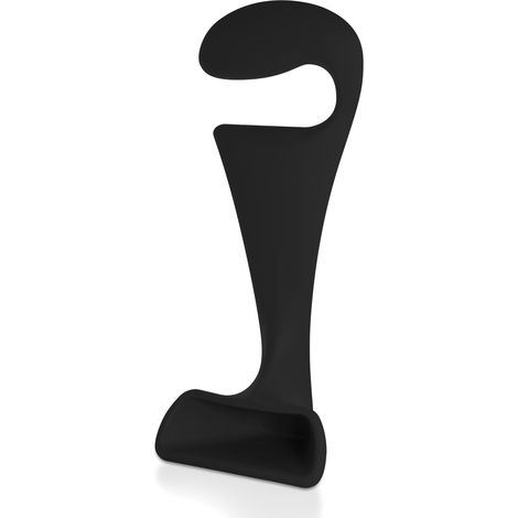 Appendiabiti Porta Abiti da Esterno 43x116 cm con Scomparto per Scarpe in Resina Arkema Pisolo Antracite (1/3)