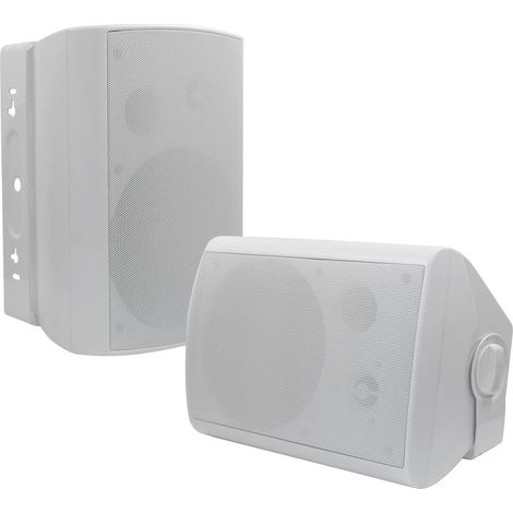 6.5 Inch 400 Watt Waterproof Outdoor Speakers - Speakers for Garden, Patio, Restaurant - Outdoor Speaker - White (1/5)