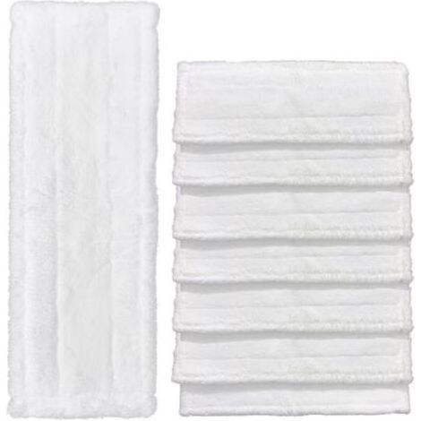 Lot de 8 Bonnette Nettoyeur Vapeur Pour Karcher Easy Fix SC2, SC3, SC4 Bonnettes Lingettes de Rechange Chiffons en Microfibre Lingettes Remplacement pour le Nettoyeur à Vapeur Serpillere Balai Vapeur (1/5)