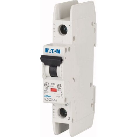 Disjoncteur FAZ cbe C 3A 1P NA UL 000102081 EATON FAZ C3/1 NA