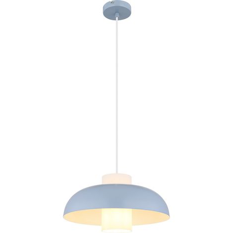 Globo - lámpara colgante - LOWE - azul - metal - Ø 38cm - E27 - (1/4)