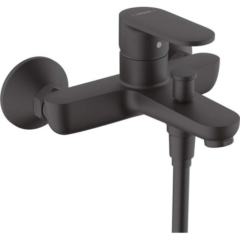 HANSGROHE Vernis Blend mezclador mecánico para bañera y ducha negro mate (1/3)