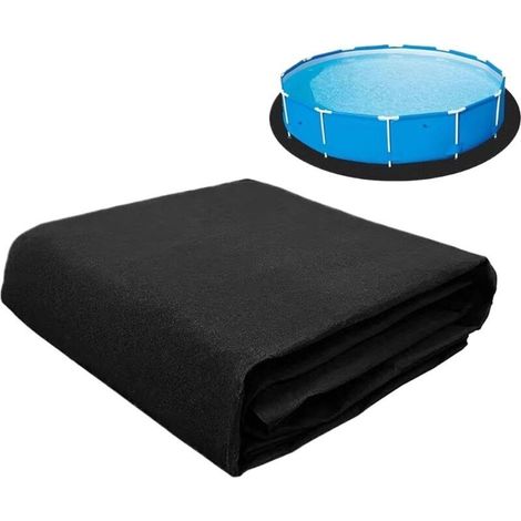 Tapis de Piscine Rond Robuste Rechange épais pour Sol empêchant Les crevaisons la Natation, l', terrasse, Le Jardin, pelouse, terrasse extérieure 3,7 m. - (1/5)