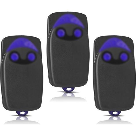 3 Pièces Remplacement pour télécommande NICE, télécommande portail 433,92MHz 2 canaux, compatible avec Flo1r-s, Flo2r-s, Flo4r-s (1/4)