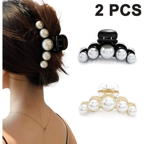 Stück Haarklammern Haarspangen Haarspangen Perlen Haarklammern Haarschmuck für Frauen und Mädchen