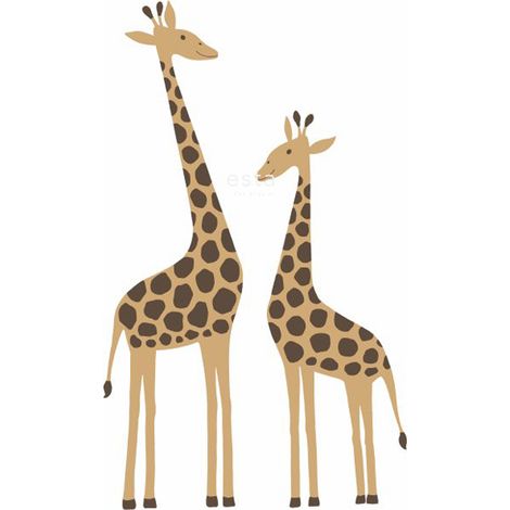 papier peint panoramique girafes beige  - ESTAhome (1/5)