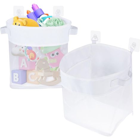 Atmungsaktiver, wasserdichter Wandbeutel aus Polyester zur Aufbewahrung von Badezimmerspielzeug (1/5)
