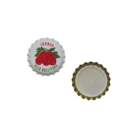 Tappo a Corona Pomodoro Ø 26,5 mm in Busta da PZ.100 20 Busta