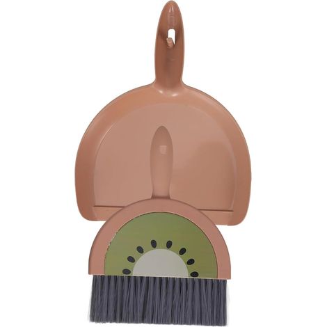 Dustpan and Brush Set, Portable Table Brush Set, Mini Dustpan with Broom, Portable Table Brush, Crumb Sweeper with Soft Bristles for Table Cleaning (1/5)