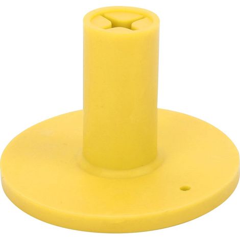 Supports de tees de golf en caoutchouc pour tapis d'entraînement, accessoires pour practice de golf (jaune) (1/5)