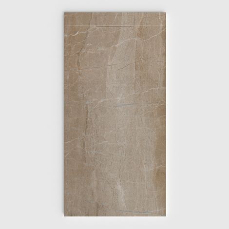 VAROBATH - Receveur de douche 3D Plaster 100x140 - Modèle Vimper effet ciment (1/5)