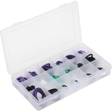 Kit de 122 joints toriques pour climatisation automobile Jiangling, assurant une étanchéité optimale. (1/5)