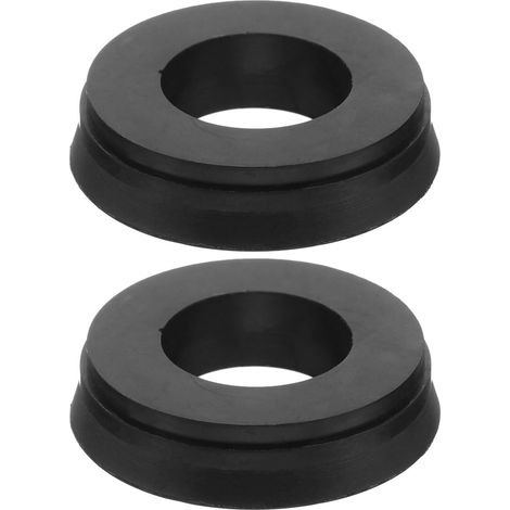 Kit de Réparation Noir 2pcs Joints D'huile en Plastique Support de Poids Robuste et Prévention des Fuites D'huile pour Cric Hydraulique Accessoires pour Crics Véhicules (1/5)