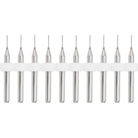 Lot de 10 forets en carbure de tungstène 0,4mm pour buses de nettoyage d'imprimante 3D (1/5)