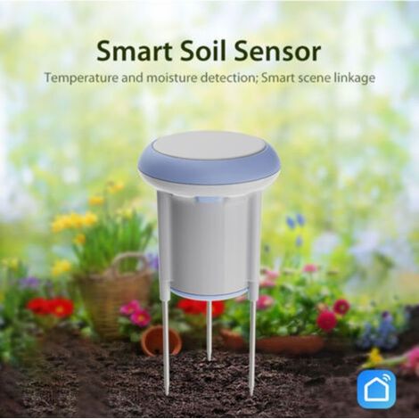 Capteur Intelligent de Température et Humidité du Sol Connecté Wi-Fi pour Jardin (1/5)