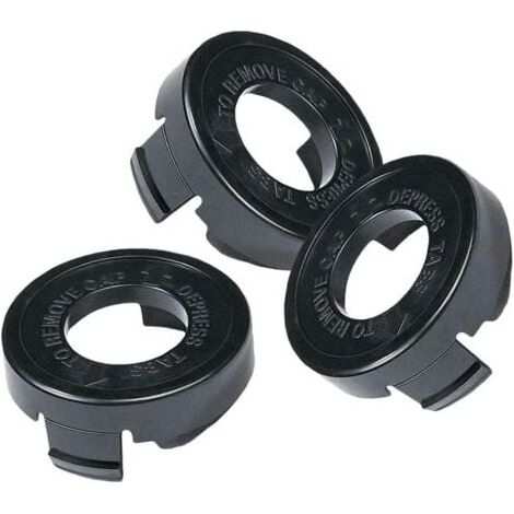 Lot de 3 capuchons de bobine de débroussailleuse compatibles avec Black & Decker GL250 GL310 GL360 GLC12 BDST36 (1/5)