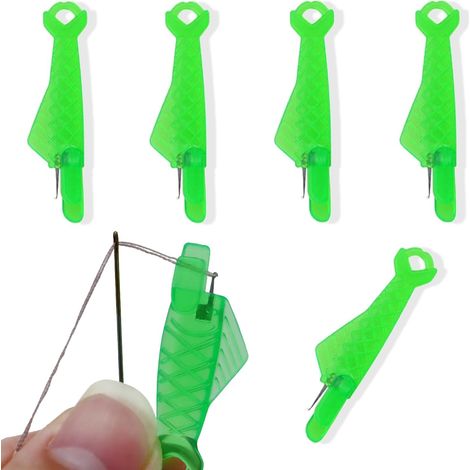 Enfile Aiguille Accessoires Couture Lot de 5 Outils Passe Fil Plastique pour Enfilage Aiguilles Main Machine à Coudre Utilisation Maison Atelier Projets Couture (1/5)