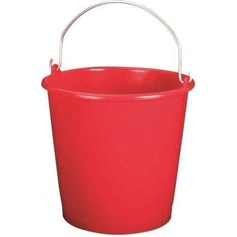 Seau de ménage - 5 L - rouge (1/2)