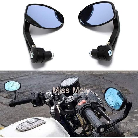 Rétroviseurs universels 7/8" (22 mm) pour motos, scooters, cruisers, choppers, motos de route et café racers (1/5)