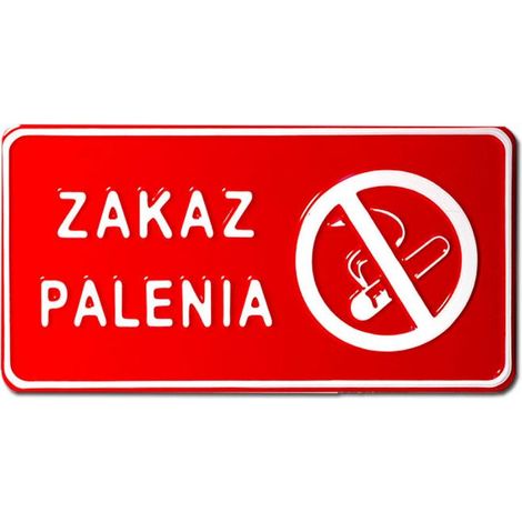 TABLICA 1529CM ZAKAZ PALENIA - TAB C7