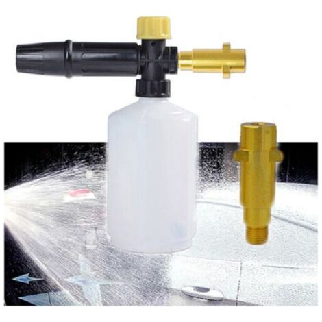 Kärcher Canon À Mousse, 1/4''600ml nettoyeur haute pression buse réglable convient pour Karcher série K,le nettoyage de voiture, le bain d'animaux, le nettoyage de la maison (1/4)