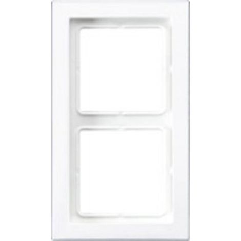 Jung Cornice 2fach, LS-DESIGN, duroplastico, bianco alpino, montaggio verticale e orizzontale LSD 982 WW (1/3)