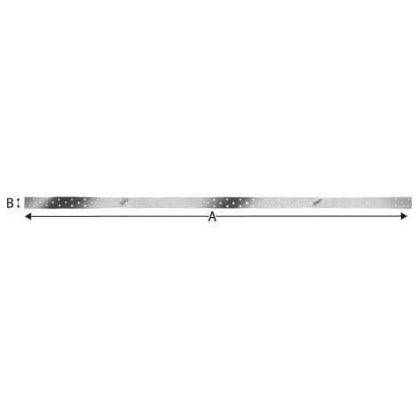 Bandes perforées NP 20/200/1200 TZN EN 14545 SIMPSON STRONG TIE (Par 5)