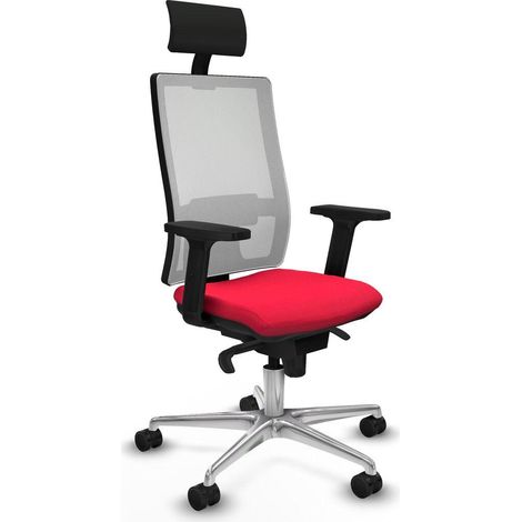 Piqueras et Crespo Silla de oficina ergonómica roja