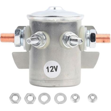 Relè di avviamento 12V 200A per pompa dell'olio e piastra posteriore - Interruttore magnetico normalmente aperto (1/5)