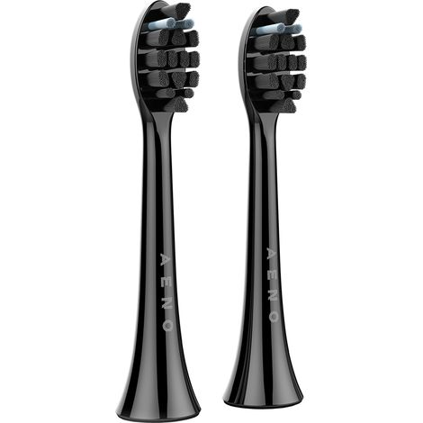 Têtes de brosse à dents Aeno ADBTH4-6 DB3 / DB4 / DB5 / DB6 Noir 2 pièces.