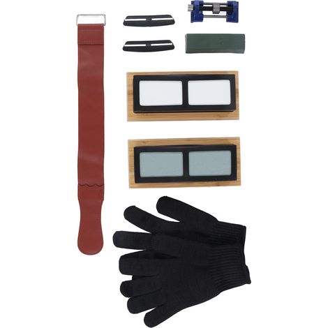 Messerschärfstein-Set, professionelles Schärfset, Körnung 400/1000 und 3000/8000 (1/5)