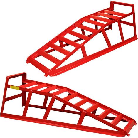 Par de rampas para coche elevadoras capacidad 2 toneladas portatiles (1/4)