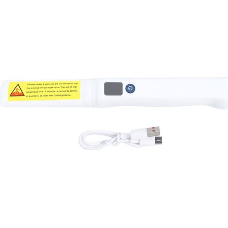 Spatule à beurre chauffante électrique, lame USB, chauffe rapide en 6 secondes, rechargeable, affichage LED, idéale pour le fromage frais froid et la confiture. (1/5)