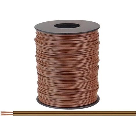 Donau-elektronik Cable de conexión multihilo marrón 100 metros