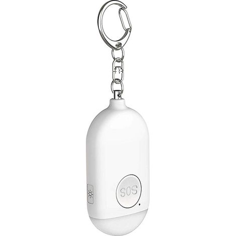 Tragbares Notfall-Selbstverteidigungsgerät mit 130 dB Alarm und LED-Licht (1/5)