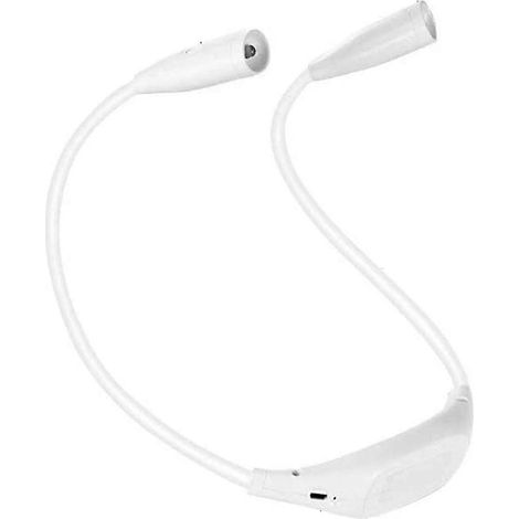 Flexible LED-Buchlampe, 4-LED-Nackenleselampe, wiederaufladbare Nackenlampe (1/4)