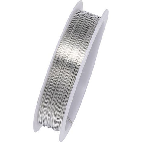 1 Bobine fil acier inoxydable, diamètre 0,18 mm, longueur 100 m, souple antirouille, pour bijoux bricolage jardinage (1/5)