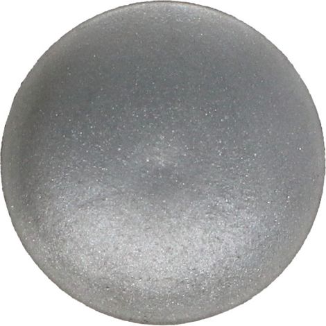 Cache tête de vis Polyéthylène Diamètre de tête: 12 Diametre de tige 2.5 Longueur tige 5 RAL9006 aluminium blanc - 1 pièce (1/5)