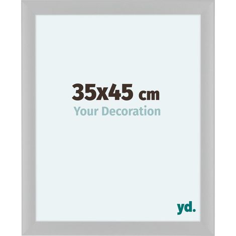 yd. - Cadre photo 35x45 - Blanc Brillant - MDF - Como (1/5)