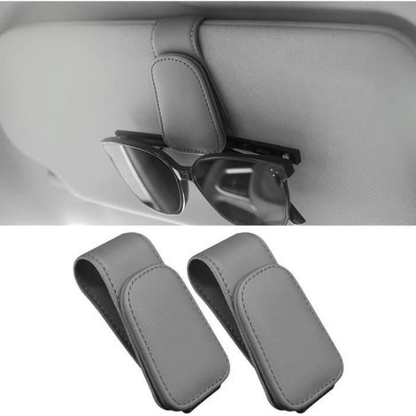 Brillenhalter – Nicht spezifiziert – 2er-Set – Hochwertiges Leder – Magnetisch – Praktisch (1/4)
