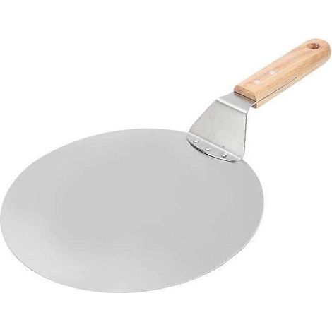 Pelle à pizza ZJCHAO, outil de cuisine et de pâtisserie en acier inoxydable, spatule ronde, pelle à pizza, ustensiles pour gâteaux et pâtisseries (1/4)