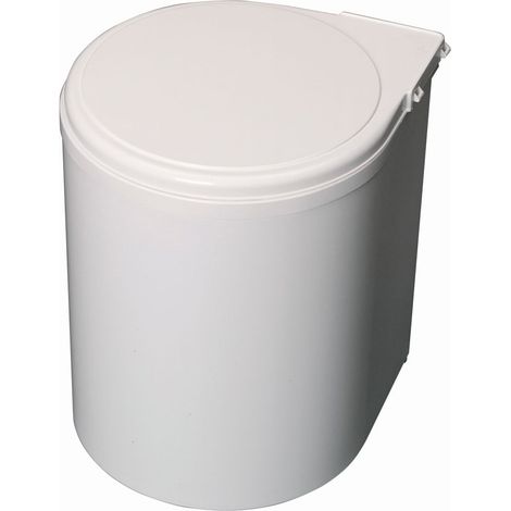 Raccoglitore di rifiuti Linea 270 400mm 1x13l Bianco SANS MARQUE