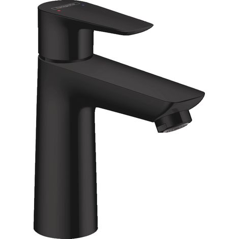 Hansgrohe Talis E - Grifo de lavabo con desagüe, negro mate 71710670 (1/4)